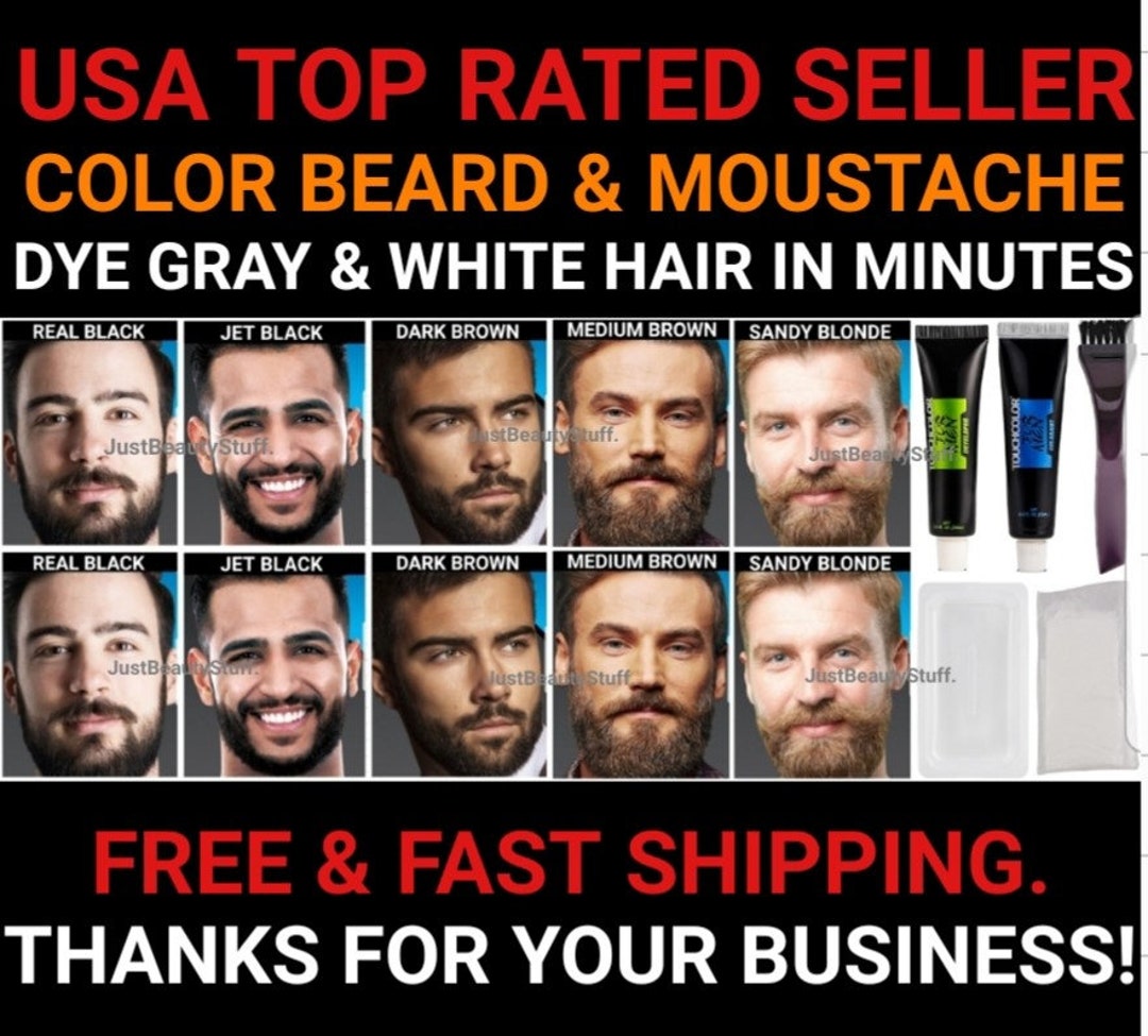 Buy Dye Beard Moustache Sideburns-black Brown Blonde Colors Online in India - Etsy Buy Dye Beard Moustache Sideburns-black Brown Blonde Colors Online in India - Etsy