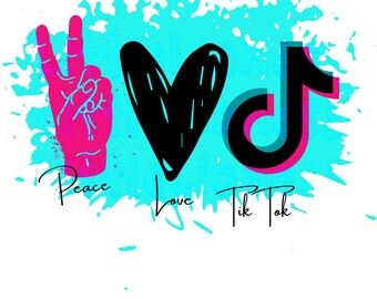 Free Free 92 Peace Love Tiktok Svg Free SVG PNG EPS DXF File