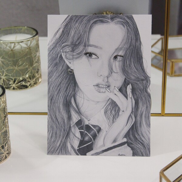 Ive Fan Art Drawing - Etsy Australia