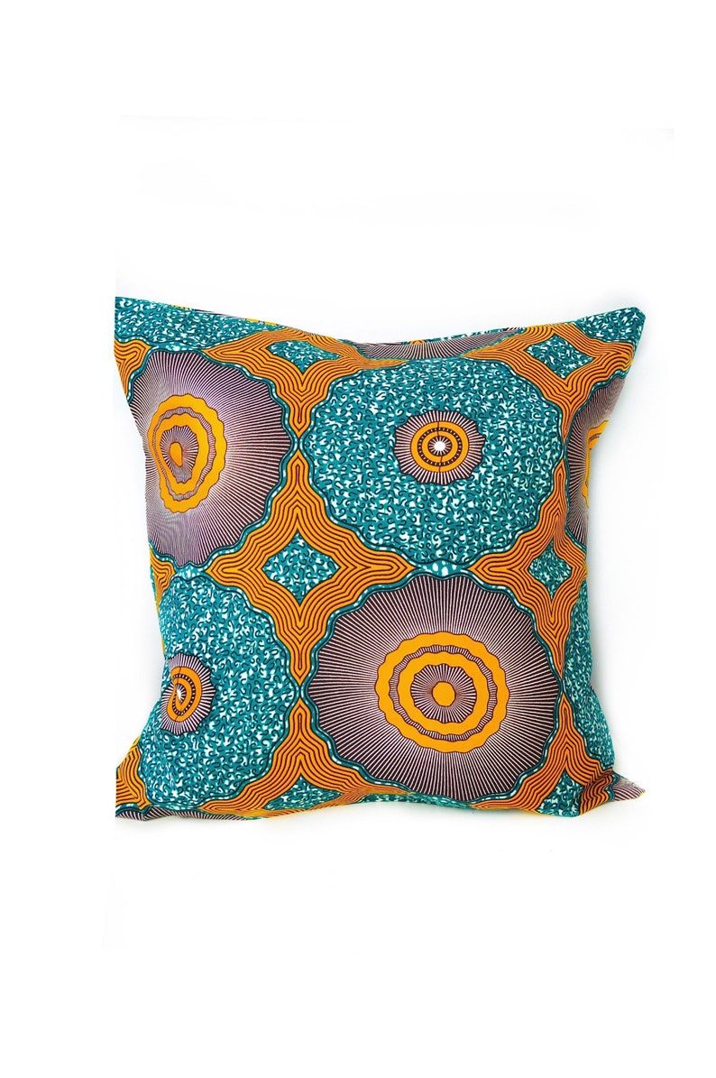 EDO African Wax Print Cushion Cover, African Print, Ankara Cushion