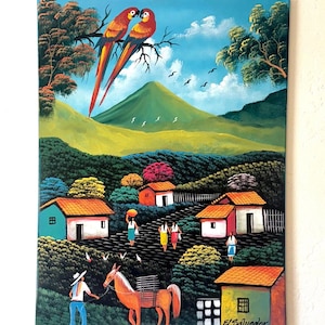 El Salvador Art Hand Painting, Sochitoto, El Salvador, C.A