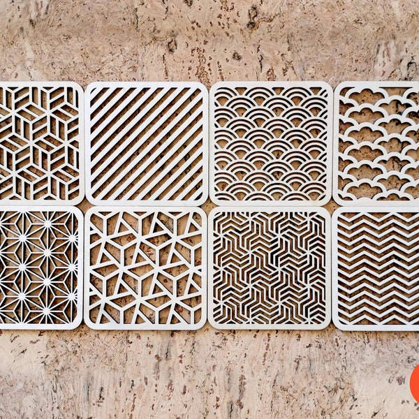 Geometric Coasters - Etsy UK