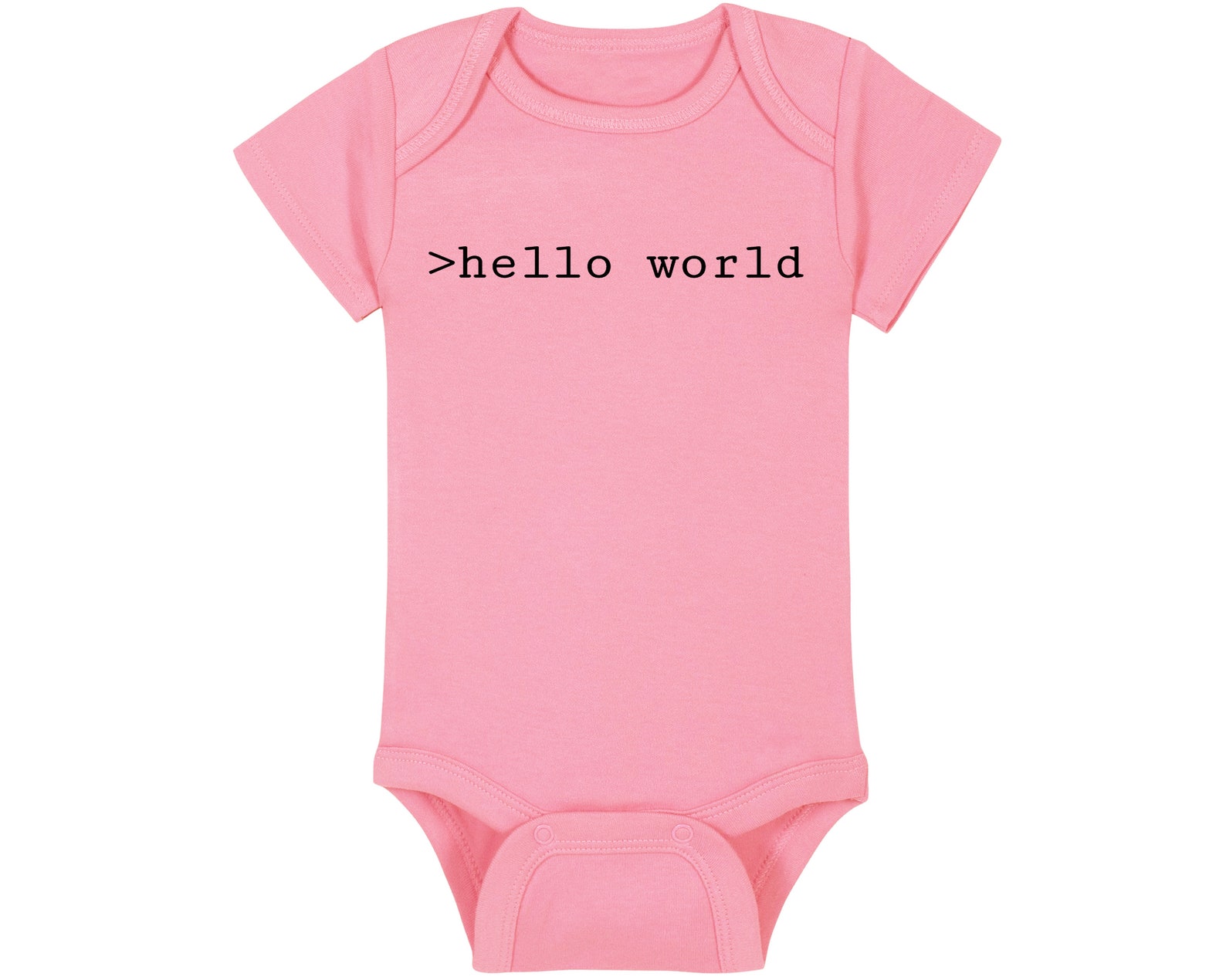 Coding Baby Onesie® hello world HTML Computer Nerd | Etsy