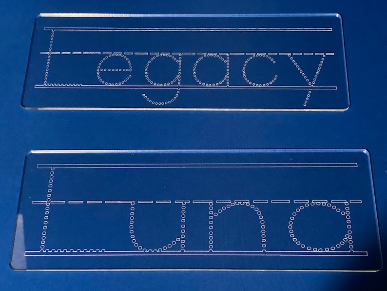 Dry Erase Name Tracing Board Etsy