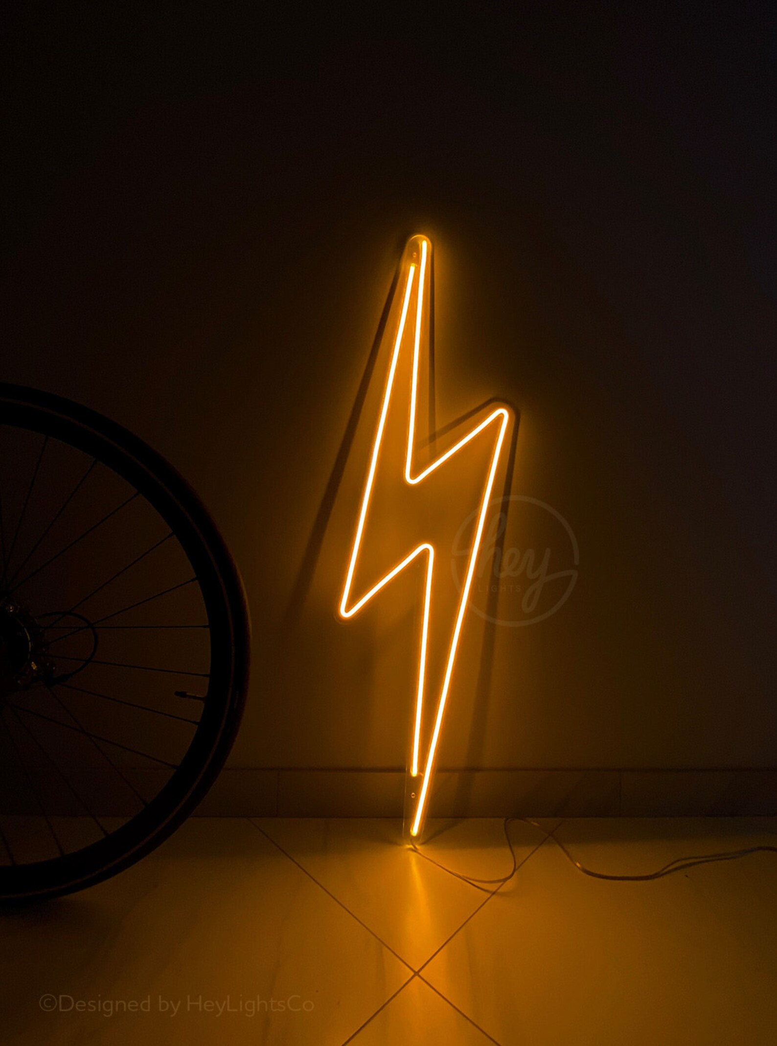 Lightning BOLT LED Neon Sign Etsy UK