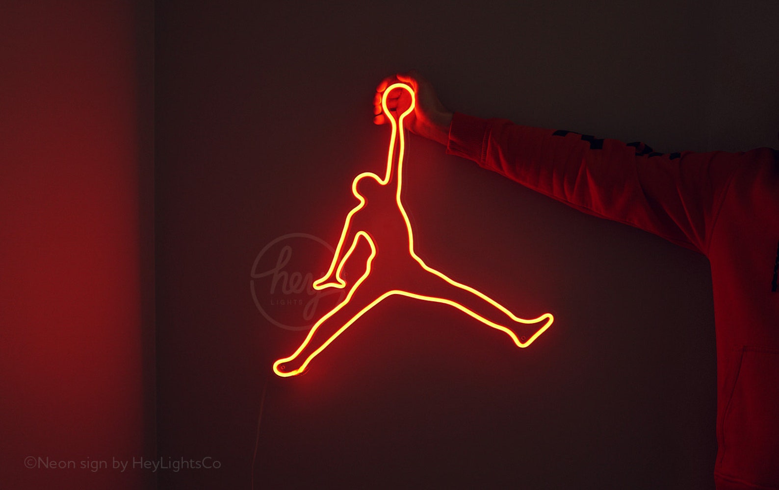 Jordan LED Neon Sign Air Jordan Michael Jordan Etsy