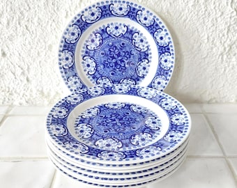 8 Arabia Ali Plates: Raija Uosikkinen Design, Kaj Franck Model, 1965-1974 Finnish Scandinavian