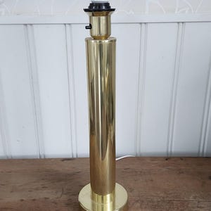 Lampada da tavolo in ottone Kosta / Design svedese moderno di metà secolo