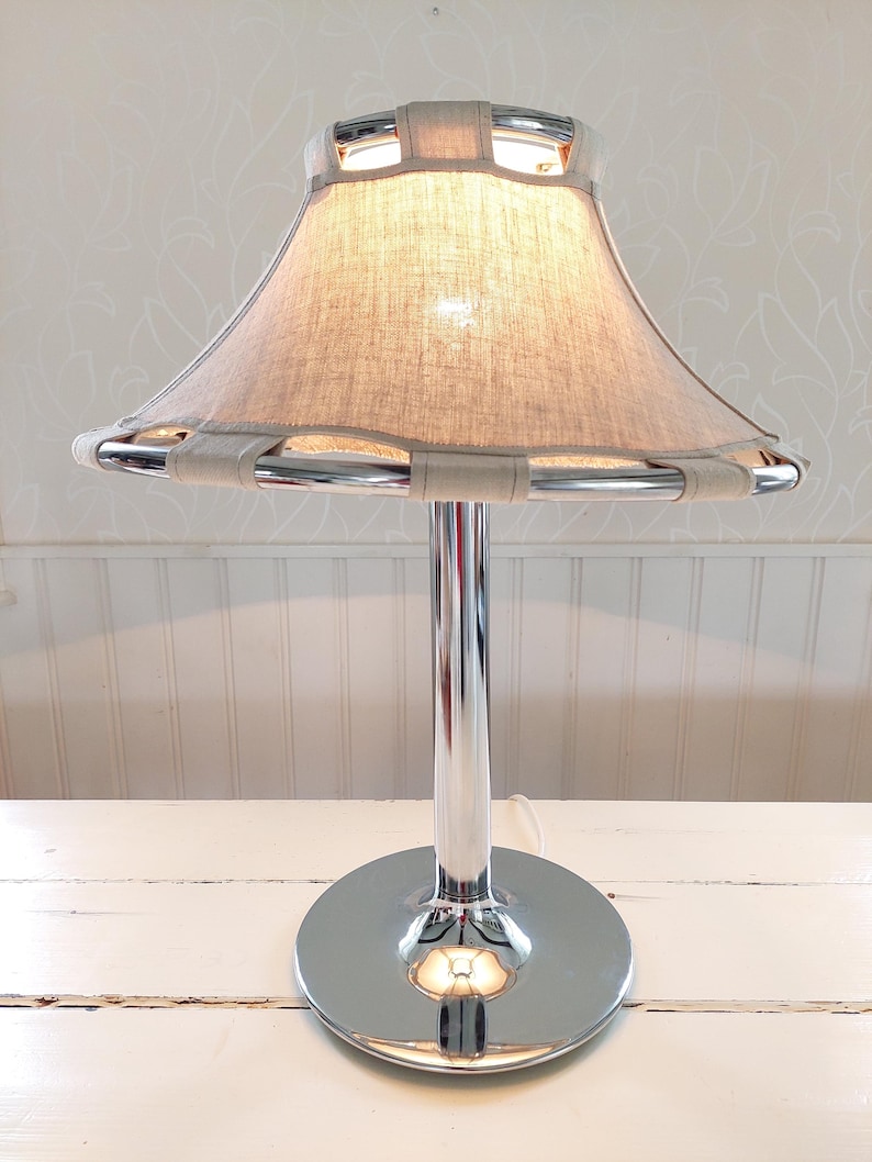 BIG Scandinavian Table Lamp by Anna Ehrner for Markslöjd. Swedish Scandinavian design 1970's. image 4
