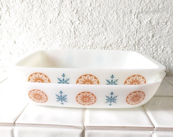 JAJ PYREX MORNINGSTAR 535 and 542 Pattern England Vintage Owenware Pyrex dish around 1960's-1970's