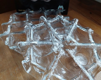 ヴィンテージ Muurla フィンランド クリスタル ティー ライト ホルダー