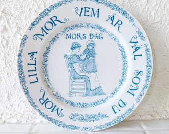 MORSDAG TALLRIK, Mothers day gift. Beautiful wall plate