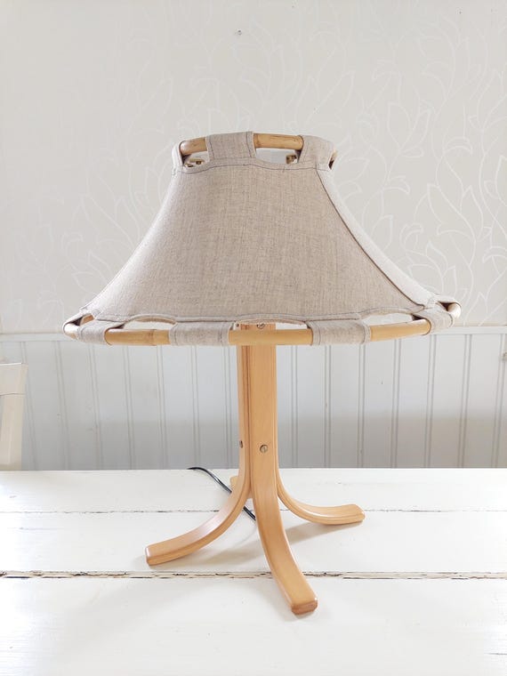 BIG Scandinavian Table Lamp by Anna Ehrner for Markslöjd. Swedish Scandinavian design 1970's.