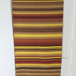 Large Hand woven Vintage Finnish Wool Rug Wall hanging &quot;Raanu&quot; Wall Tapestry, finnish scandinavian design, Nordic Farmhouse Decor