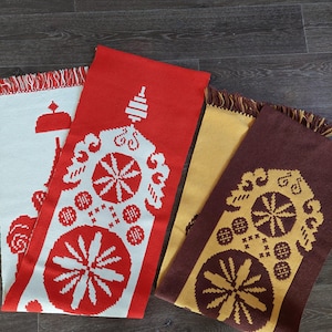 Vintage Finnish Täkänä Wall Hanging,Handwoven Folk Art Textile,Boho Scandinavian Decor,Rustic Farmhouse Wall Tapestry-Finnish Wall Tapestr