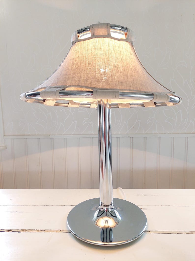 BIG Scandinavian Table Lamp by Anna Ehrner for Markslöjd. Swedish Scandinavian design 1970's. image 5