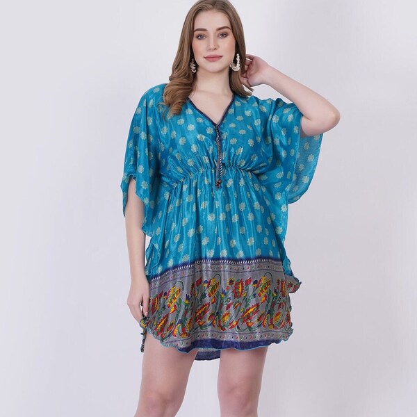 Silk Poncho - Etsy