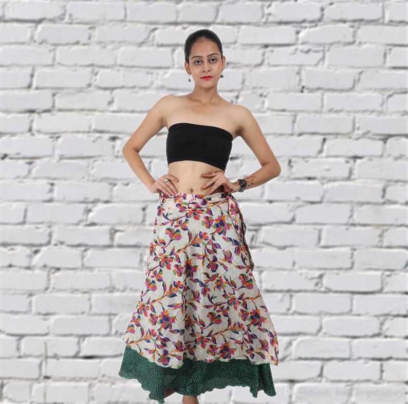 36 Inch Long Women Magic Wrap Kariza Skirt Pack of 3 Skirt | Etsy