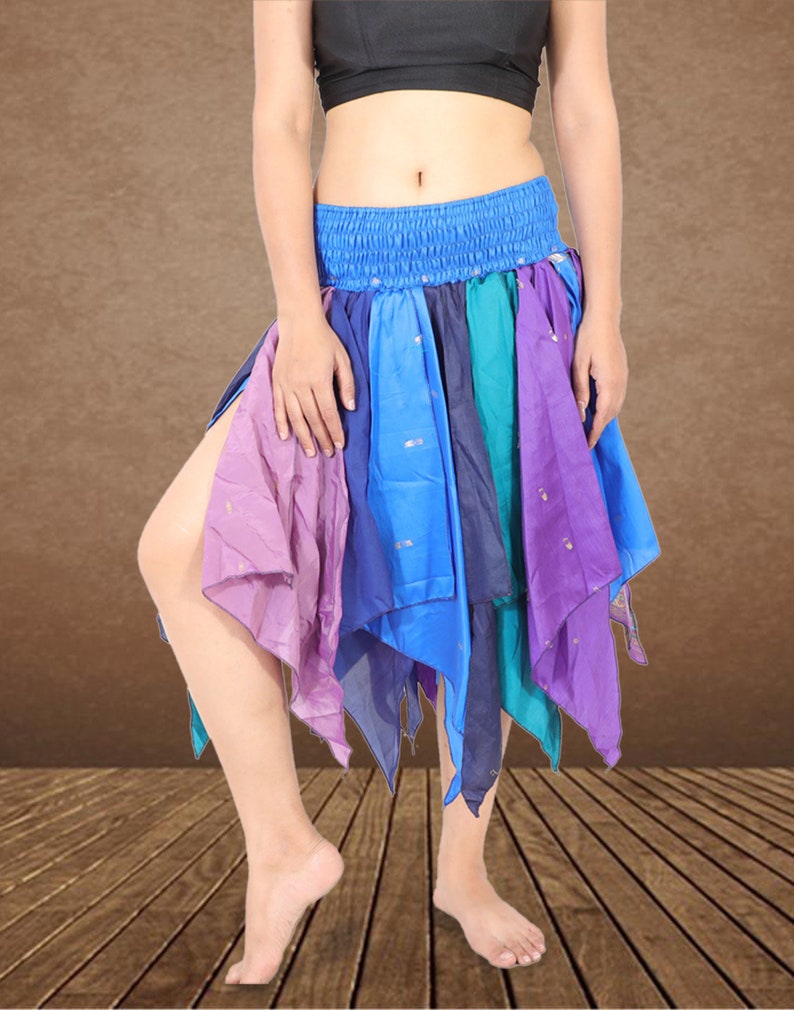 10 Pcs Diamond Style African Urban Tribal Skirts Random Assorted Color
