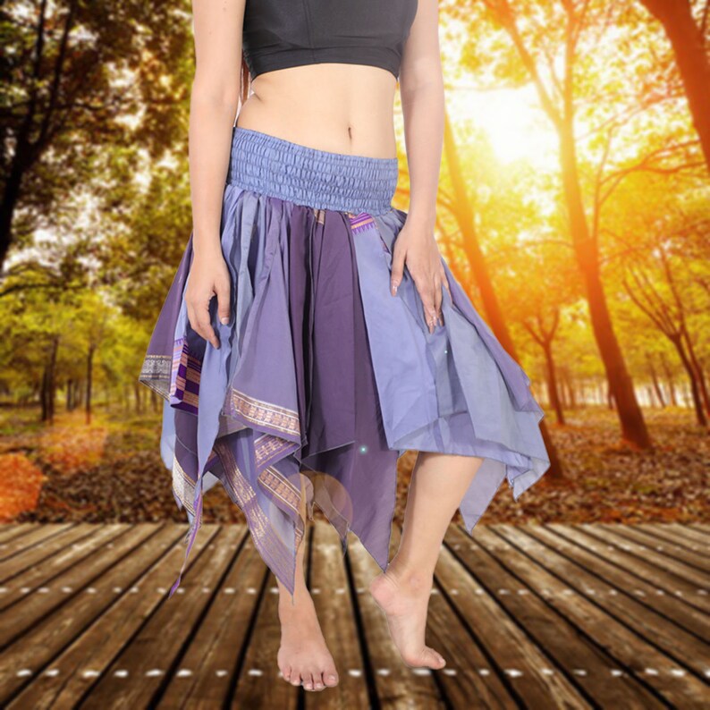 10 Pcs Diamond Style African Urban Tribal Skirts Random Assorted Color