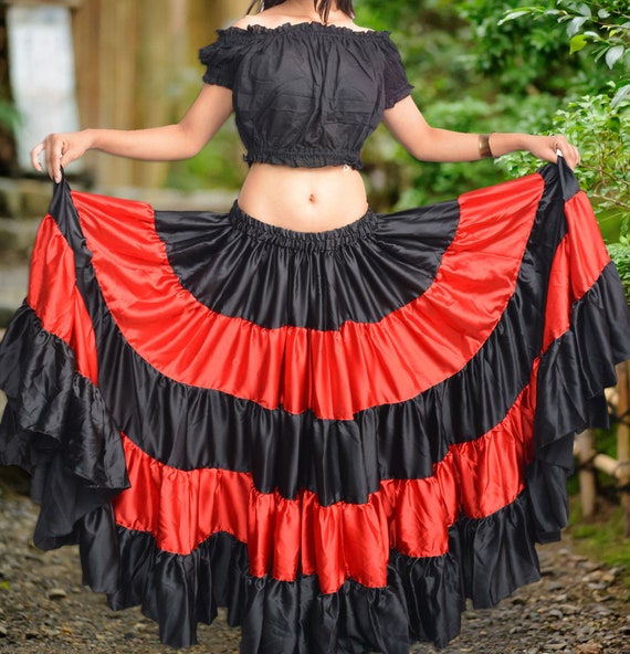 25 Yard Gypsy Tribal Faldas Danza vientre Bailando - Etsy