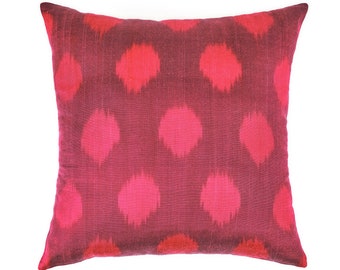 berry colored throw pillows
