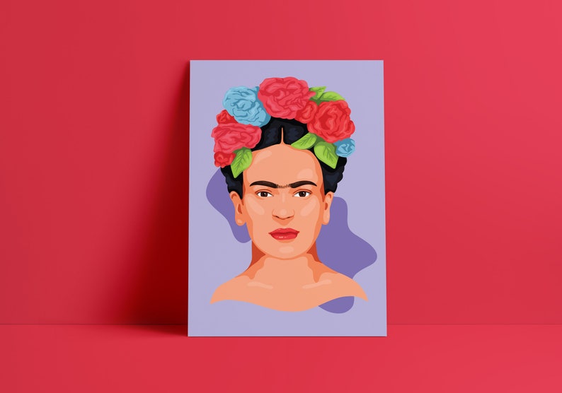 Digital Print Frida Kahlo
