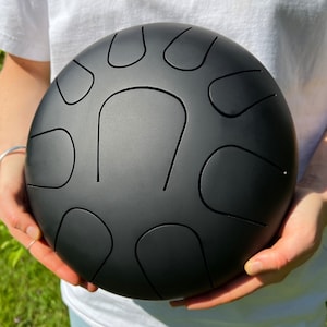 Steel Tongue Drum Handpan Drum  , Metal Hand Pan Drums Set Instruments for Kids or Adults , 28 11 Inch 9 Note Handpans
