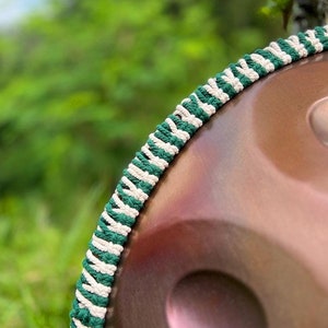 Cuerda protectora para handpan, trenza decorativa Seil Zopfband (50-55 cm)