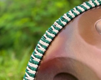 Handpan Rope , Handpan Ropebraid Decorative Rope Braid Seil Zopfband , Protective Rings Ropes for Handpan Accessories