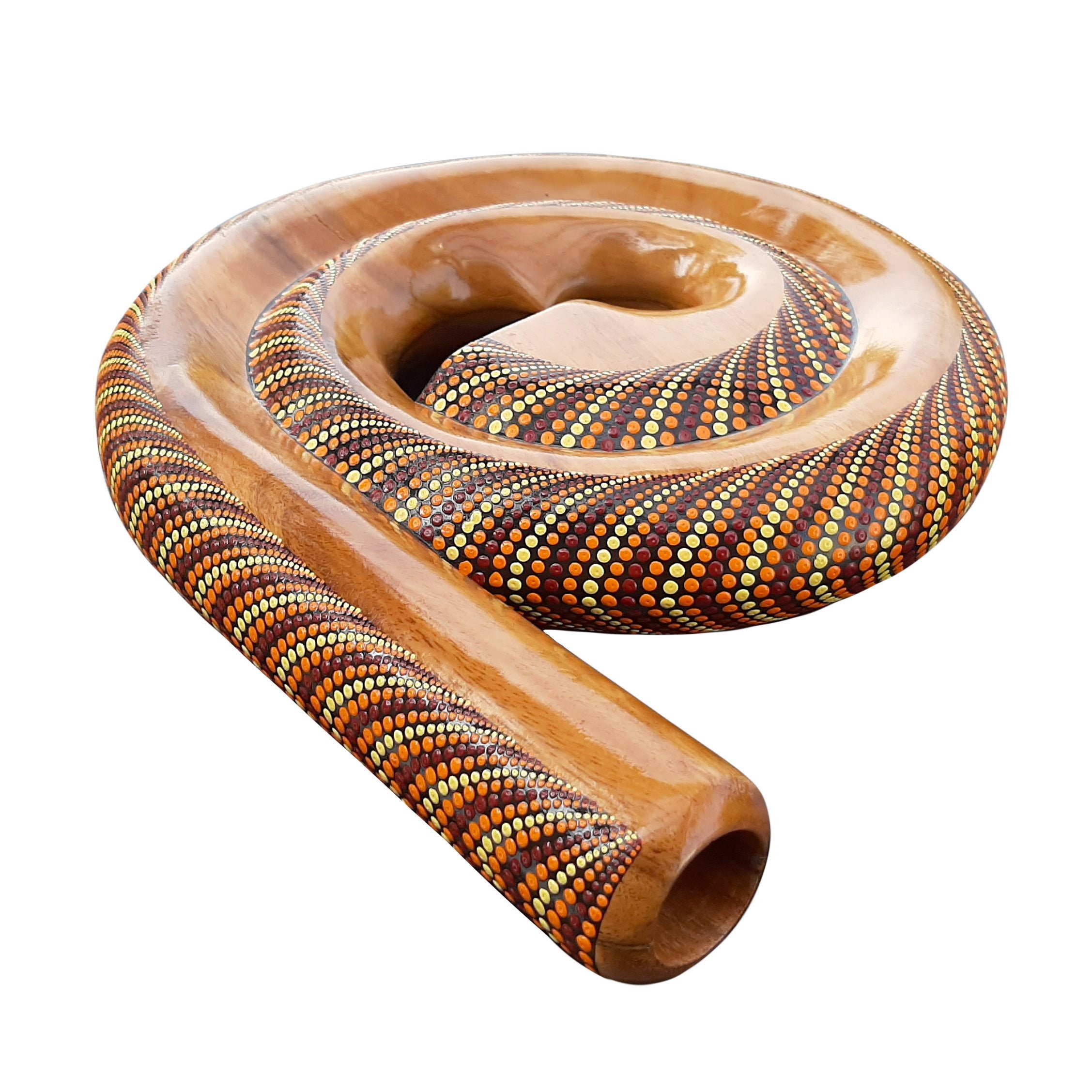 Spiral Travel Didgeridoo I Didge Handcrafted Handpainted Etsy