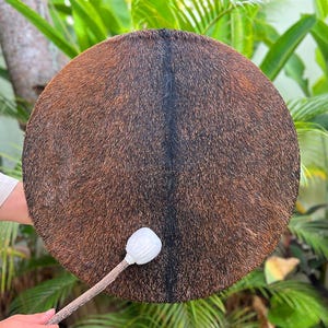 Shamanic Drum , Easytune Shaman Frame Drum from Natural goat Skin , Tunable Shaman Drums Sound Healing Drums + Drumstick