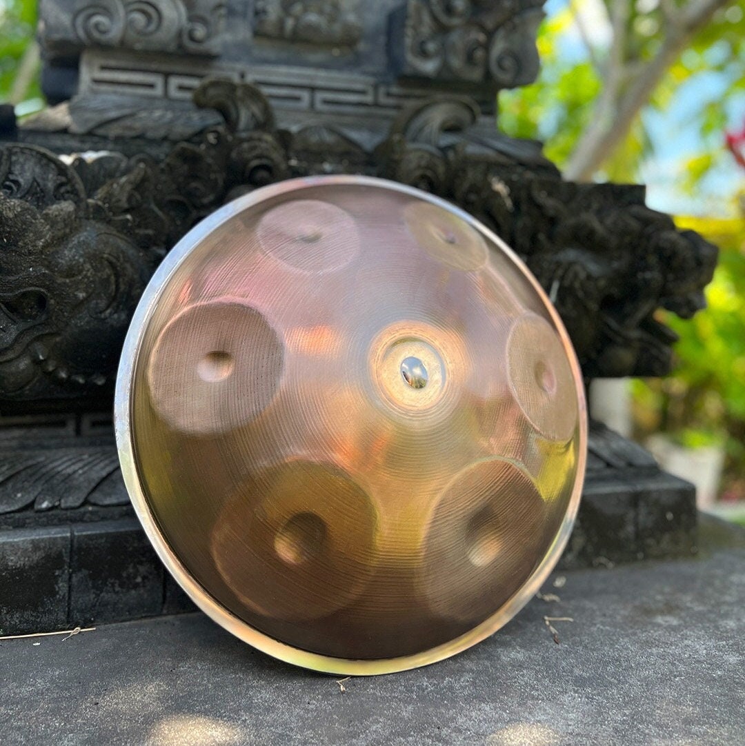 Instruments de percussion à main de tambour de handpan pour adultes, notes  de percussion d'instrument de handpan en métal professionnelles -   France