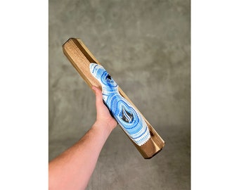 Rain Stick , Handcrafted Rain Column Rain Maker , Hand Painted Rainstick Rainmaker , Soothing Sounds Relaxation - 4 Minutes Sound