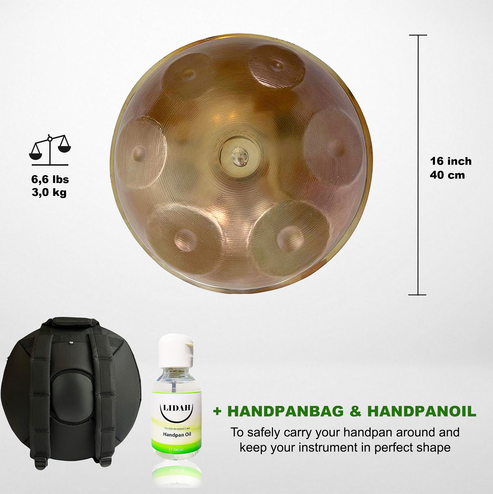Stainless steel handpan care oil - 100 ml