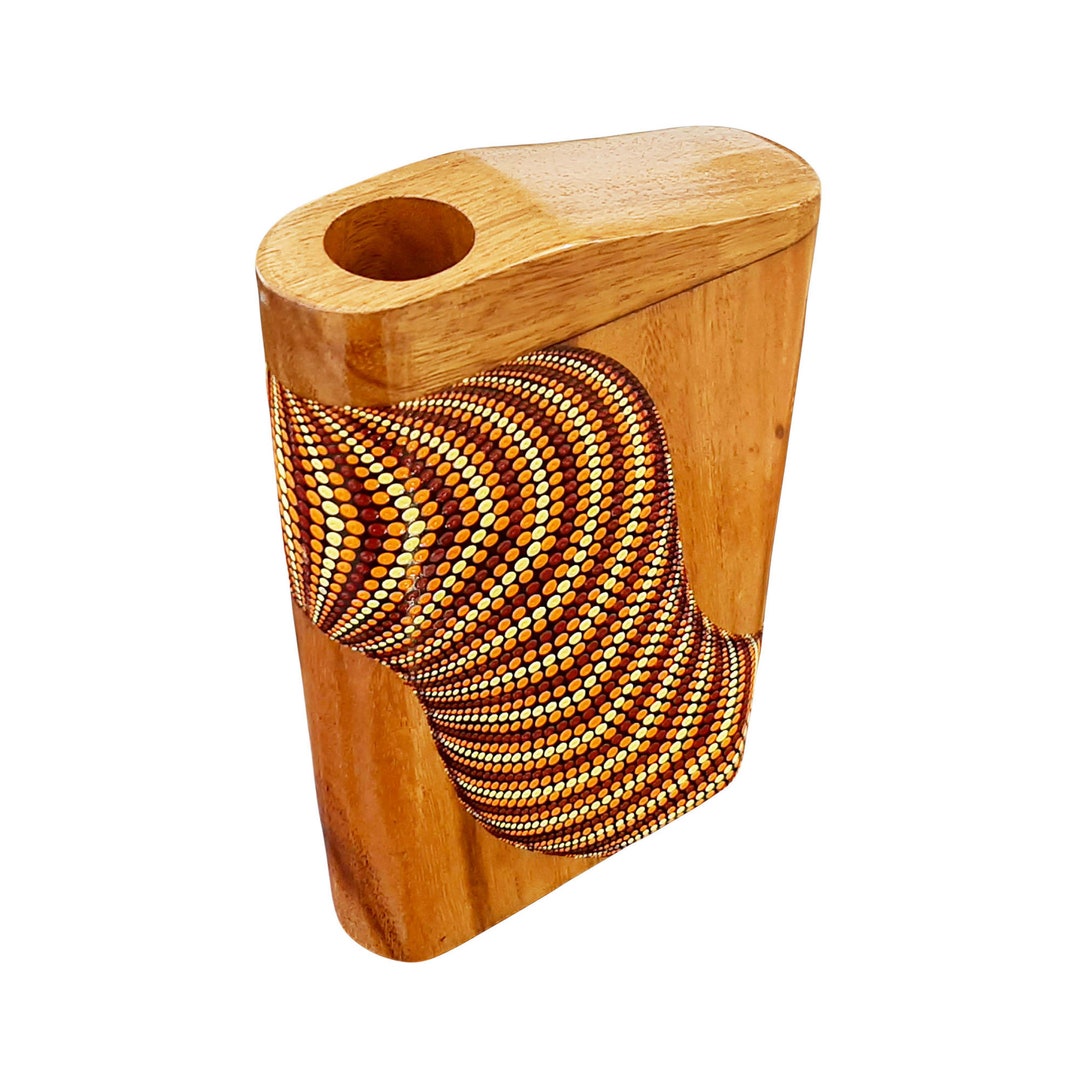 Box Didgeridoo Instrument , Travel Didgeridoo Small Australian Digeridu
