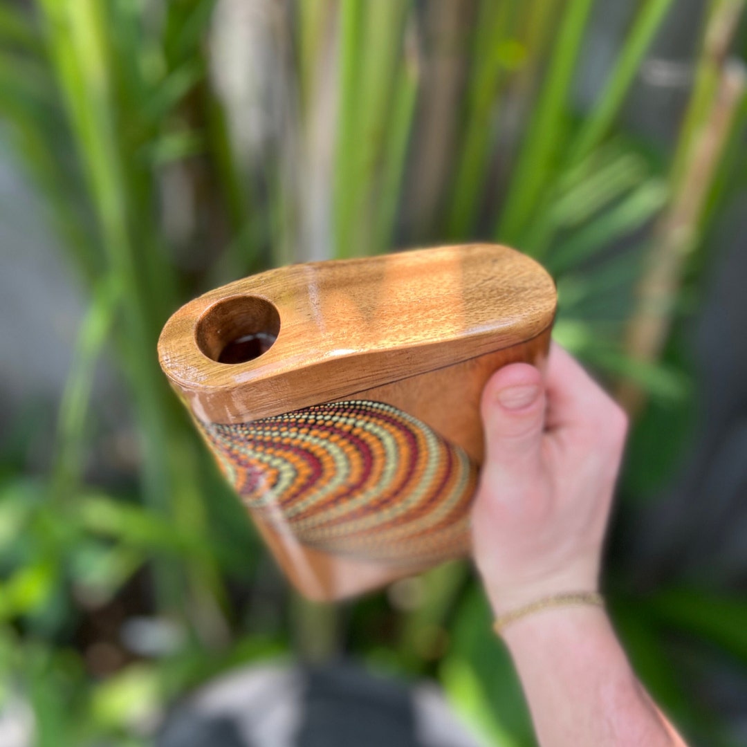 Box Didgeridoo Instrument , Travel Didgeridoo Small Australian Digeridu