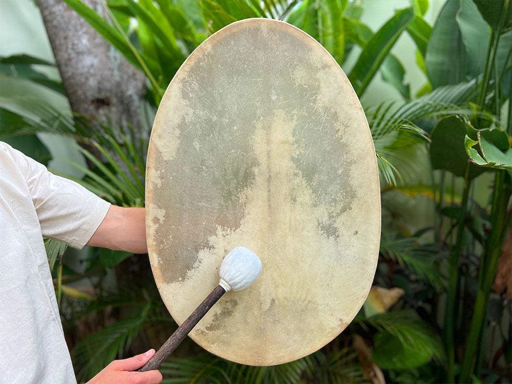 Shaman Drum , Easytune Shamanic Frame Drum from Natural goat Skin , Tunable Shaman Drums Sound Healing Drums + Drumstick