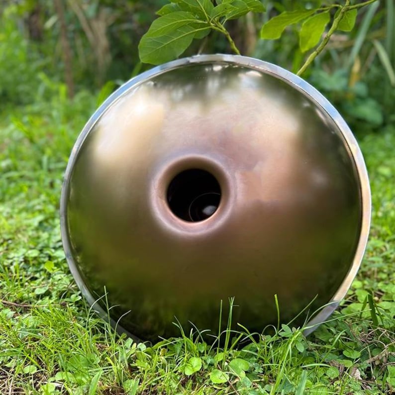 Edelstahl Handpan Trommel, Professionelles Noten Instrument, 432HZ/ 440HZ Bild 5