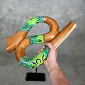 Snake Didgeridoo Instrument , Travel Didgeridoo Small Digeridoo , Handcrafted Compact Didgeridoos - Spiral Didge product logo