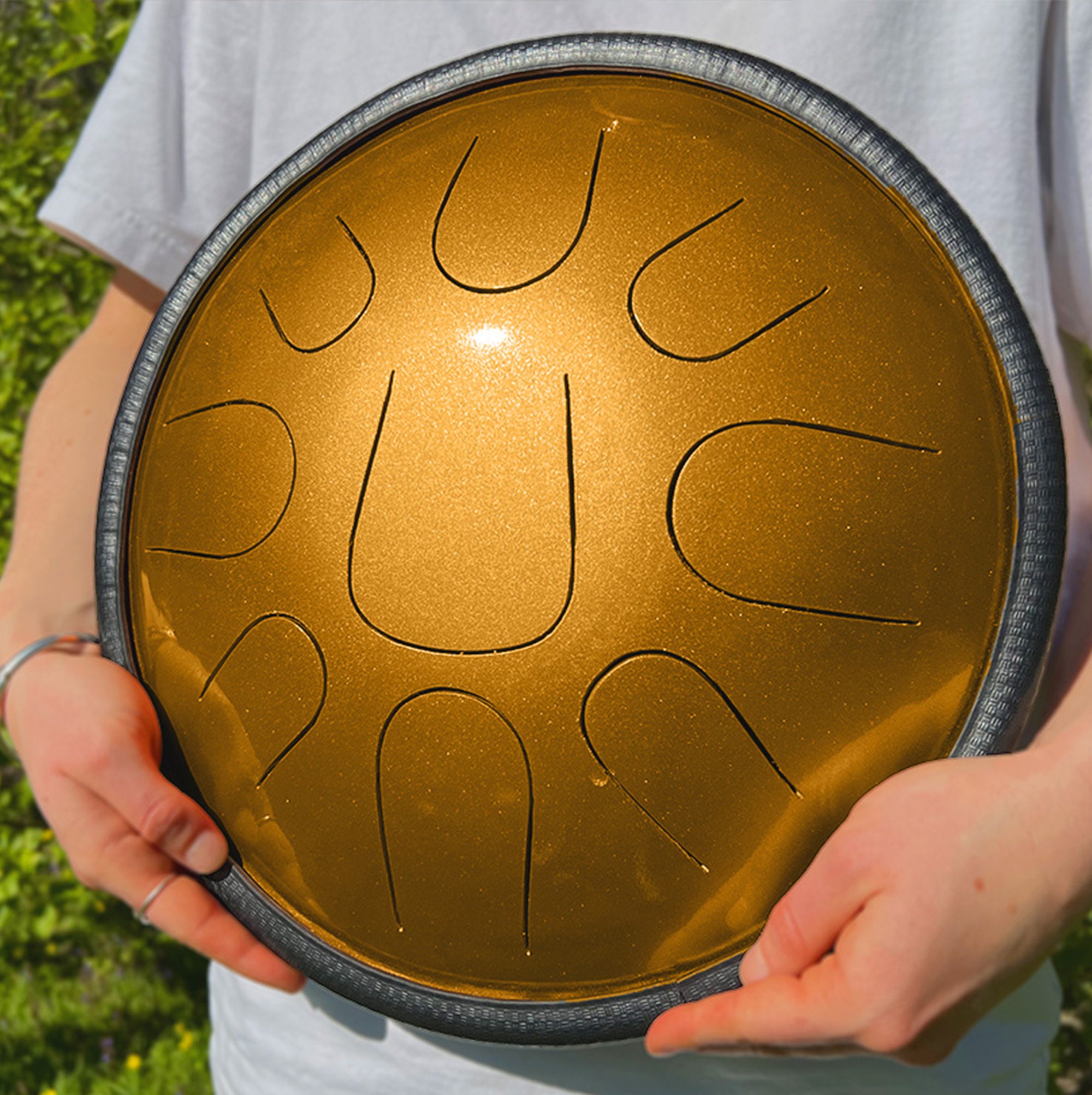 Balmy Drum For Kids Handpan Steel Drum 8 Notes 4 Inch Tongue Drum