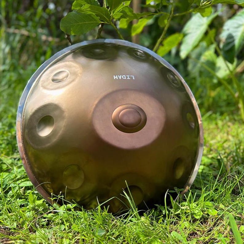 Edelstahl Handpan Trommel, Professionelles Noten Instrument, 432HZ/ 440HZ Bild 4