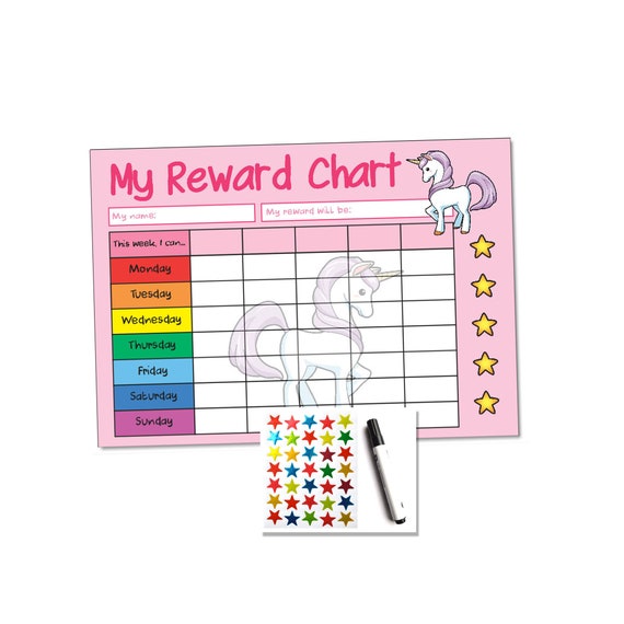 Wipe Off Reward Chart