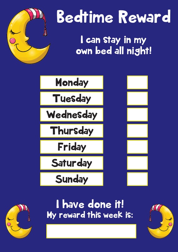 Bedtime Reward Chart