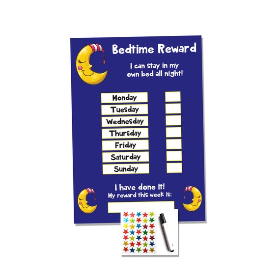 Sleep In My Own Bed Reward Chart