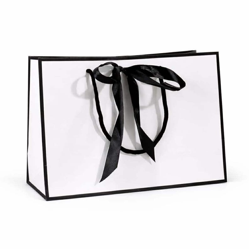 Mother of The Groom Gift Box: White Keepsake, Silver/Gold Lettering + white tissue & bag