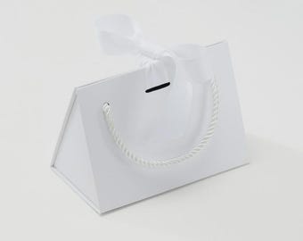 Luxury White BoxBag | Bridesmaid Proposal Gift Packaging