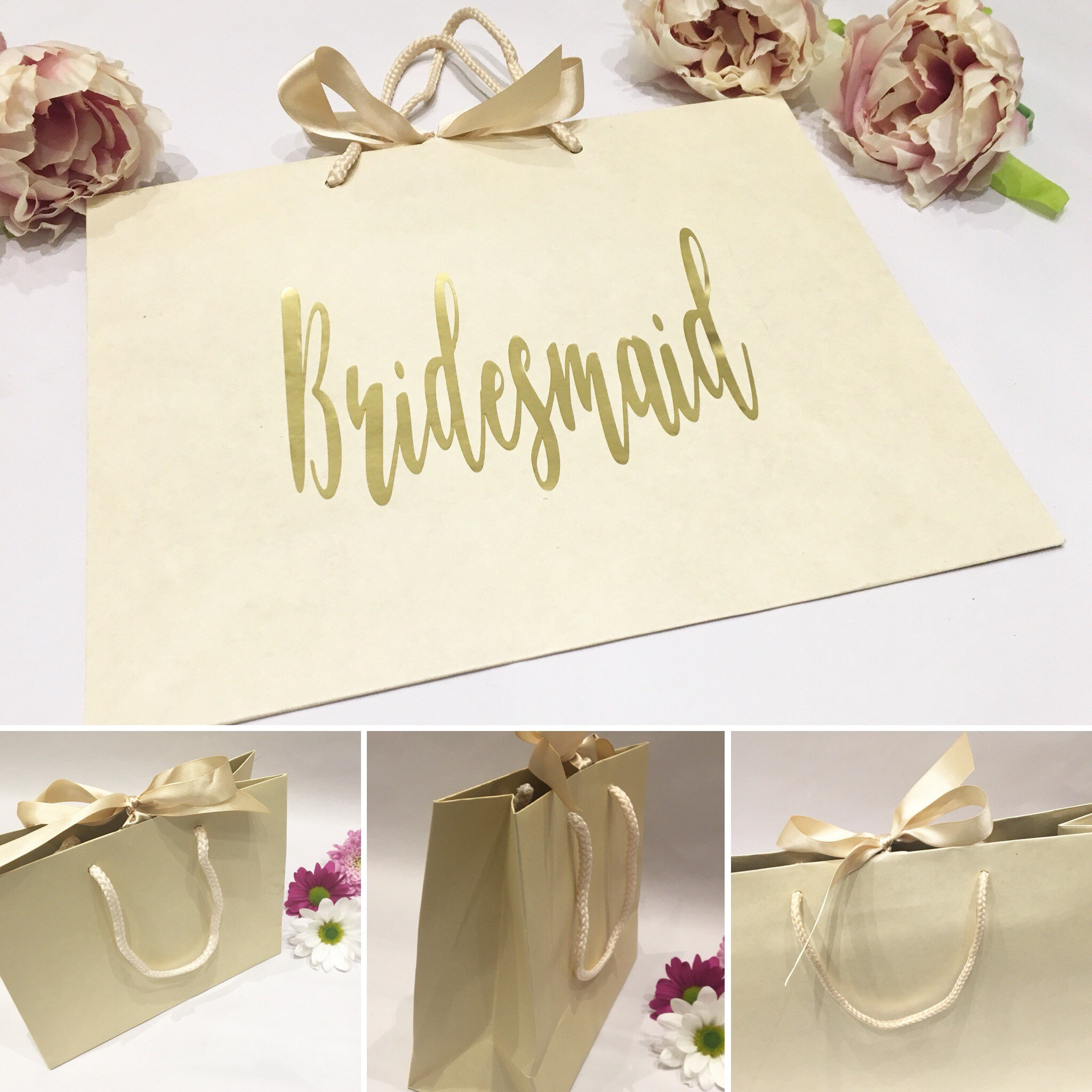 luxury gift bags with ribbon