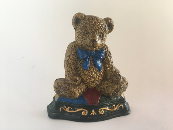 metal teddy bear