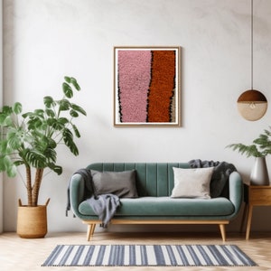 hanging Rug Wall Tapestry - Authentic Ethnic Decor for Home Interiors ,Bohemian Charm Handwoven rugincluding wood frame